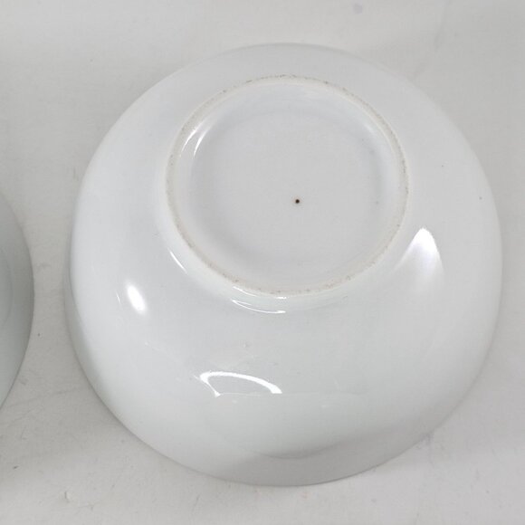 Set Of 4 Tabletops Gallery Umbria White Bowls Dishwasher Microwave Safe - Picture 10 of 12